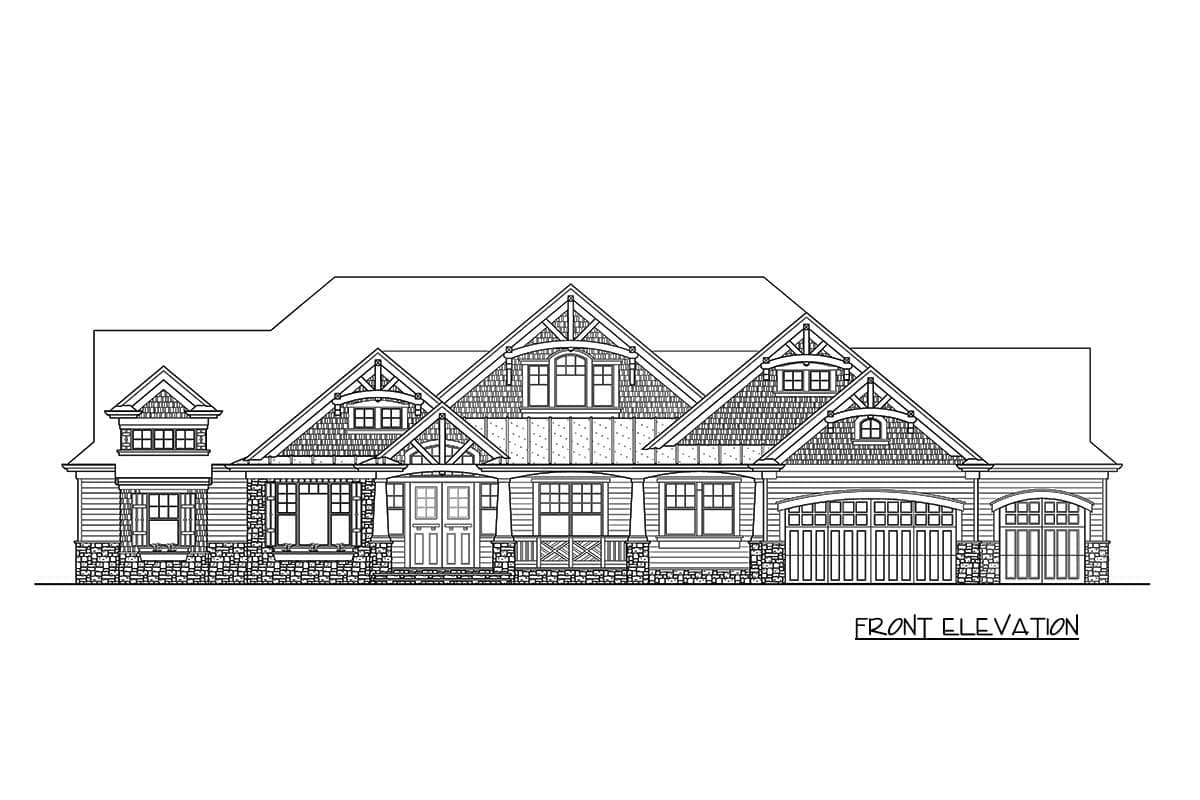 Plan 23648JD: Mountain Craftsman with 2 Master Suites - Image #15 - Cottage, Craftsman, Mountain