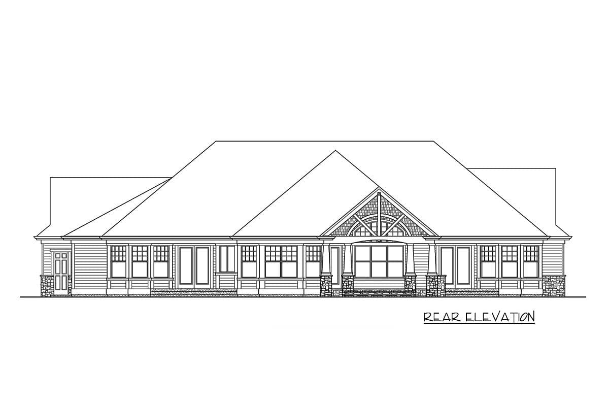 Plan 23648JD: Mountain Craftsman with 2 Master Suites - Image #17 - Cottage, Craftsman, Mountain