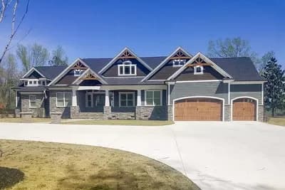 Mountain Craftsman with 2 Master Suites