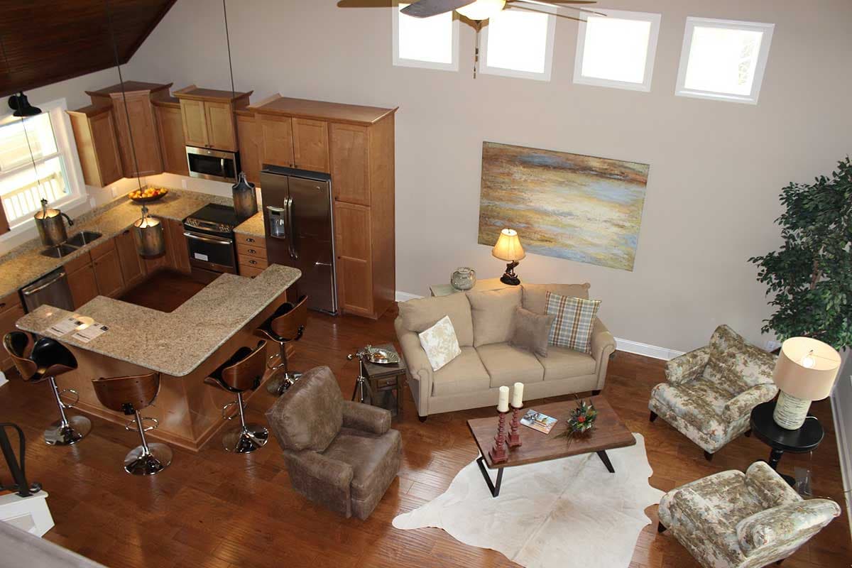 Plan 68430VR: Backwoods 3-Bed House Plan with Attached 2-Car Garage - Image #5 - Cottage, Country, Mountain