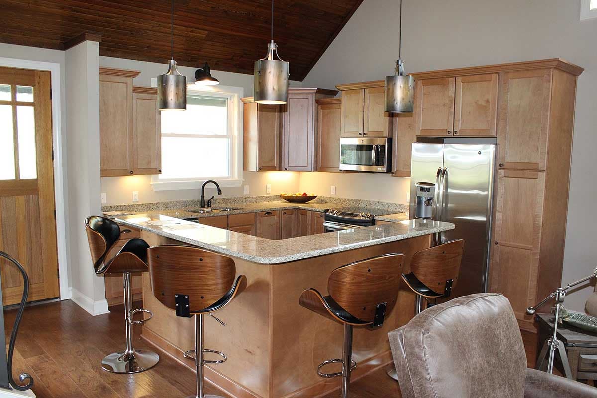 Plan 68430VR: Backwoods 3-Bed House Plan with Attached 2-Car Garage - Image #6 - Cottage, Country, Mountain