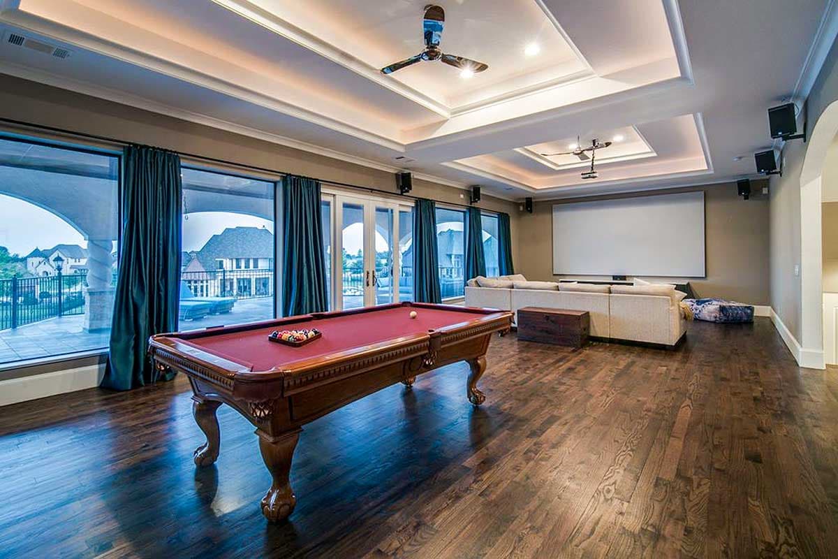 Plan 36527TX: Mediterranean House Plan with the Ultimate Media Room - Image #31 - Hill Country, Mediterranean, Tuscan