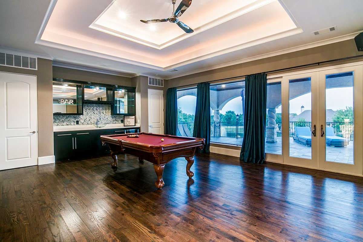 Plan 36527TX: Mediterranean House Plan with the Ultimate Media Room - Image #32 - Hill Country, Mediterranean, Tuscan