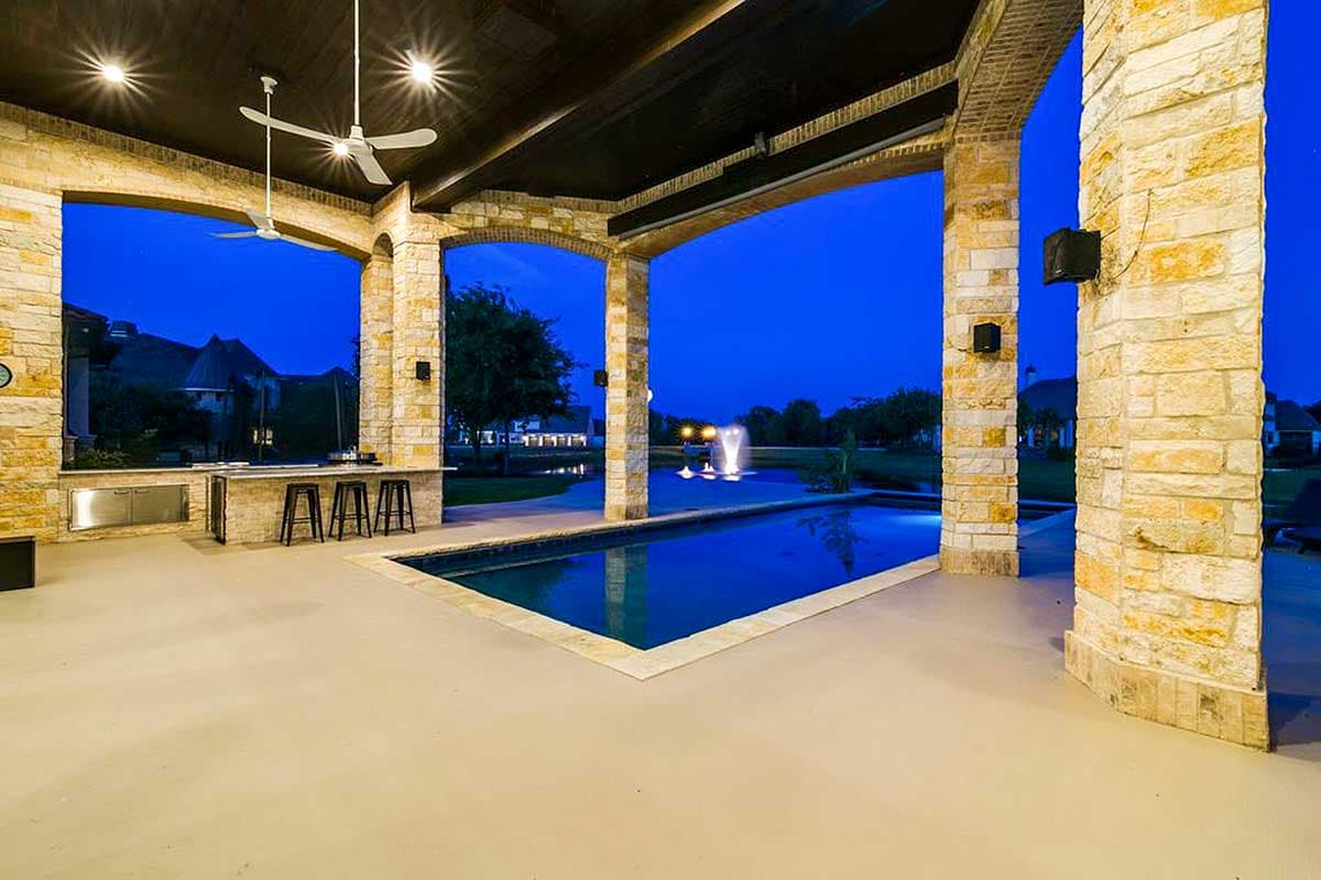 Plan 36527TX: Mediterranean House Plan with the Ultimate Media Room - Image #35 - Hill Country, Mediterranean, Tuscan