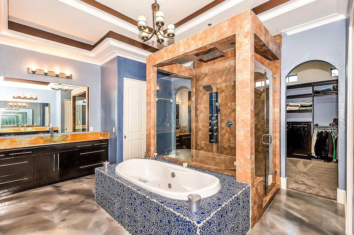 Plan 36527TX: Mediterranean House Plan with the Ultimate Media Room - Image #21 - Hill Country, Mediterranean, Tuscan