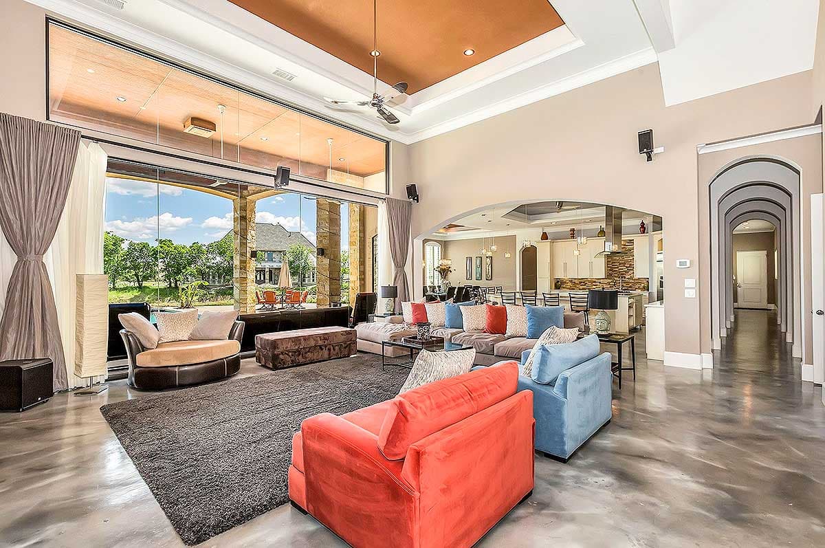 Plan 36527TX: Mediterranean House Plan with the Ultimate Media Room - Image #12 - Hill Country, Mediterranean, Tuscan