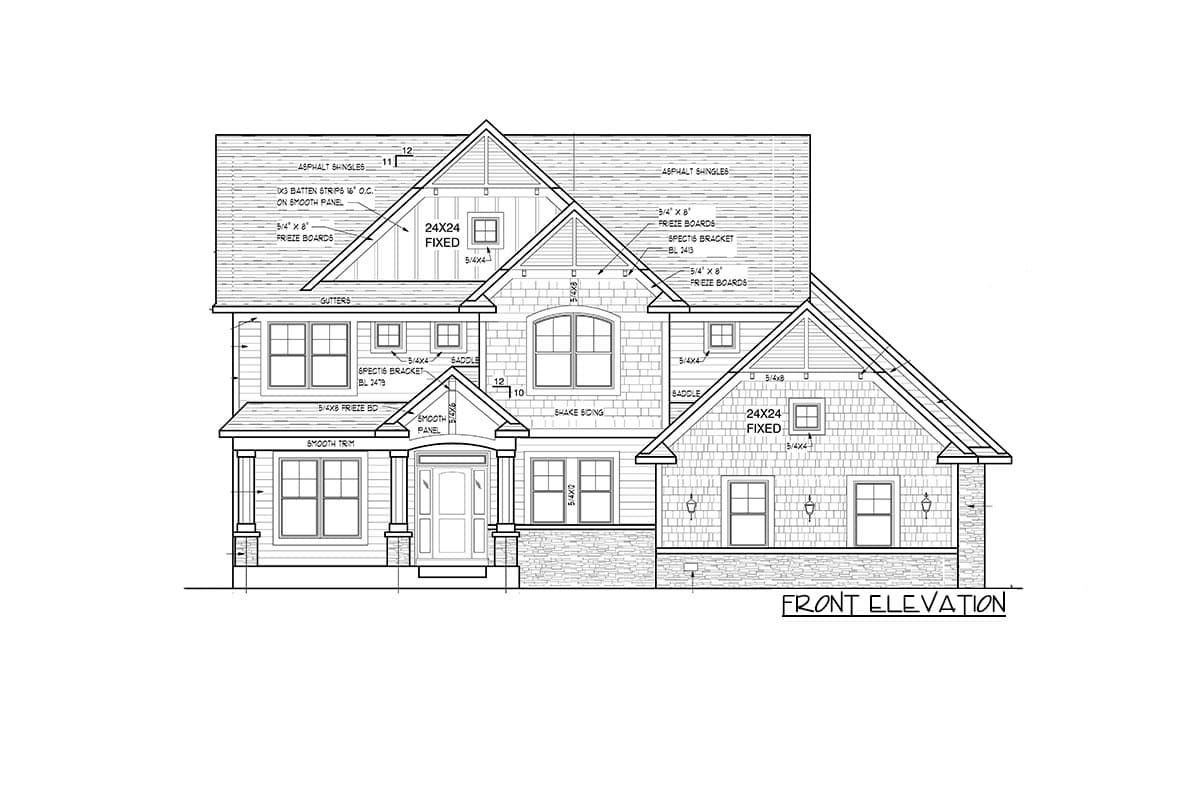Plan 73360HS: Exclusive Storybook Craftsman House Plan with Side-Load Garage - Image #57 - Craftsman, Northwest