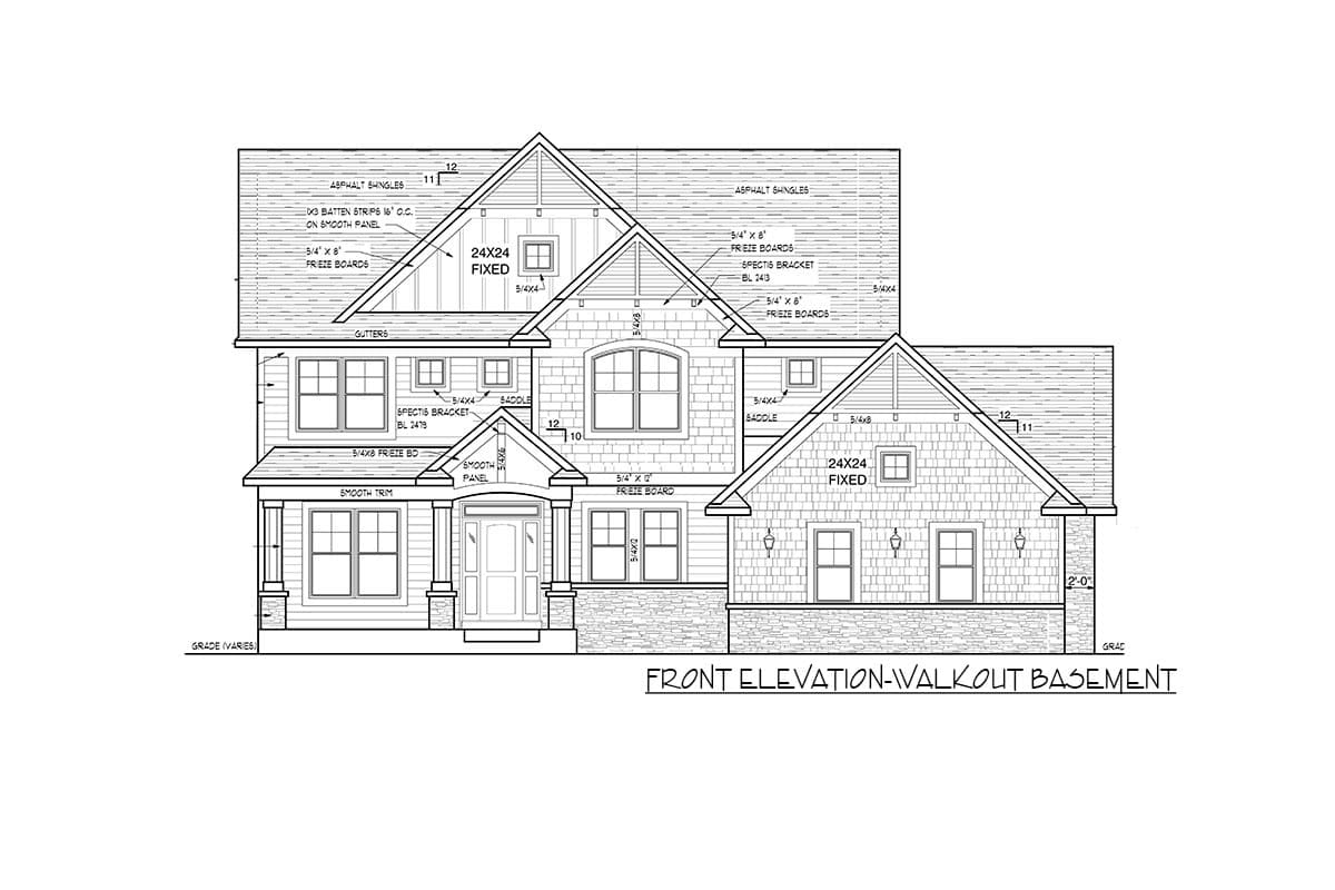 Plan 73360HS: Exclusive Storybook Craftsman House Plan with Side-Load Garage - Image #61 - Craftsman, Northwest