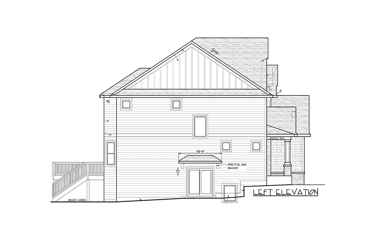 Plan 73360HS: Exclusive Storybook Craftsman House Plan with Side-Load Garage - Image #58 - Craftsman, Northwest