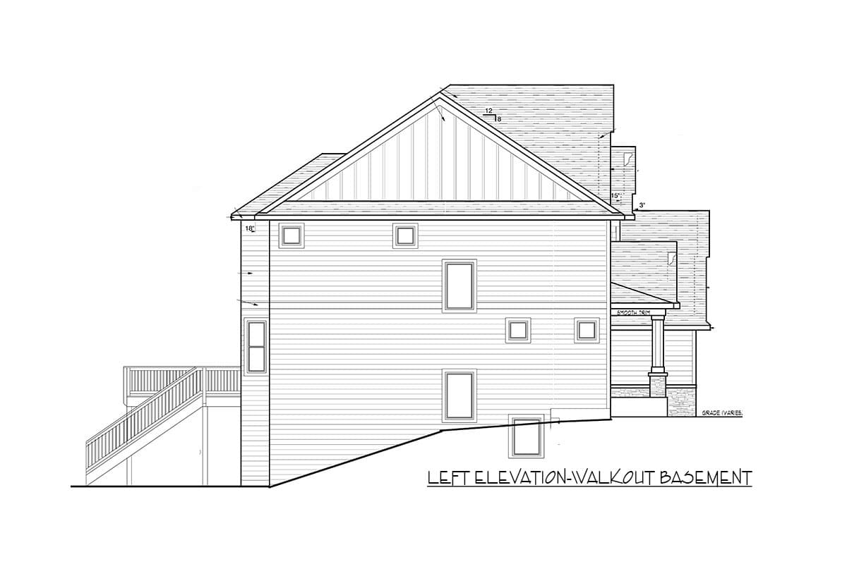 Plan 73360HS: Exclusive Storybook Craftsman House Plan with Side-Load Garage - Image #62 - Craftsman, Northwest