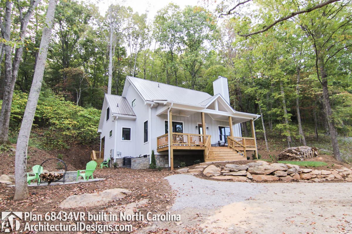 build gallery item - House Plan 68434VR comes to life in North Carolina