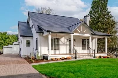 Three Bed Country Home Plan with Two Master Suites 