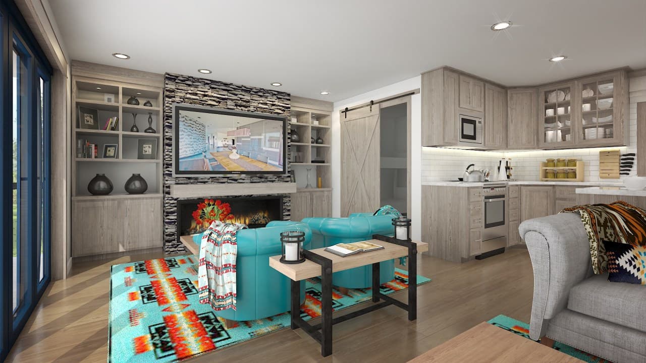 Plan 85133MS: Exclusive Tiny Modern House Plan with Outdoor Spaces Front and Back - Image #11 - Mid Century Modern, Modern