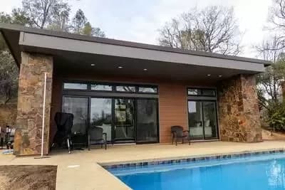 Exclusive Tiny Modern House Plan with Outdoor Spaces Front and Back