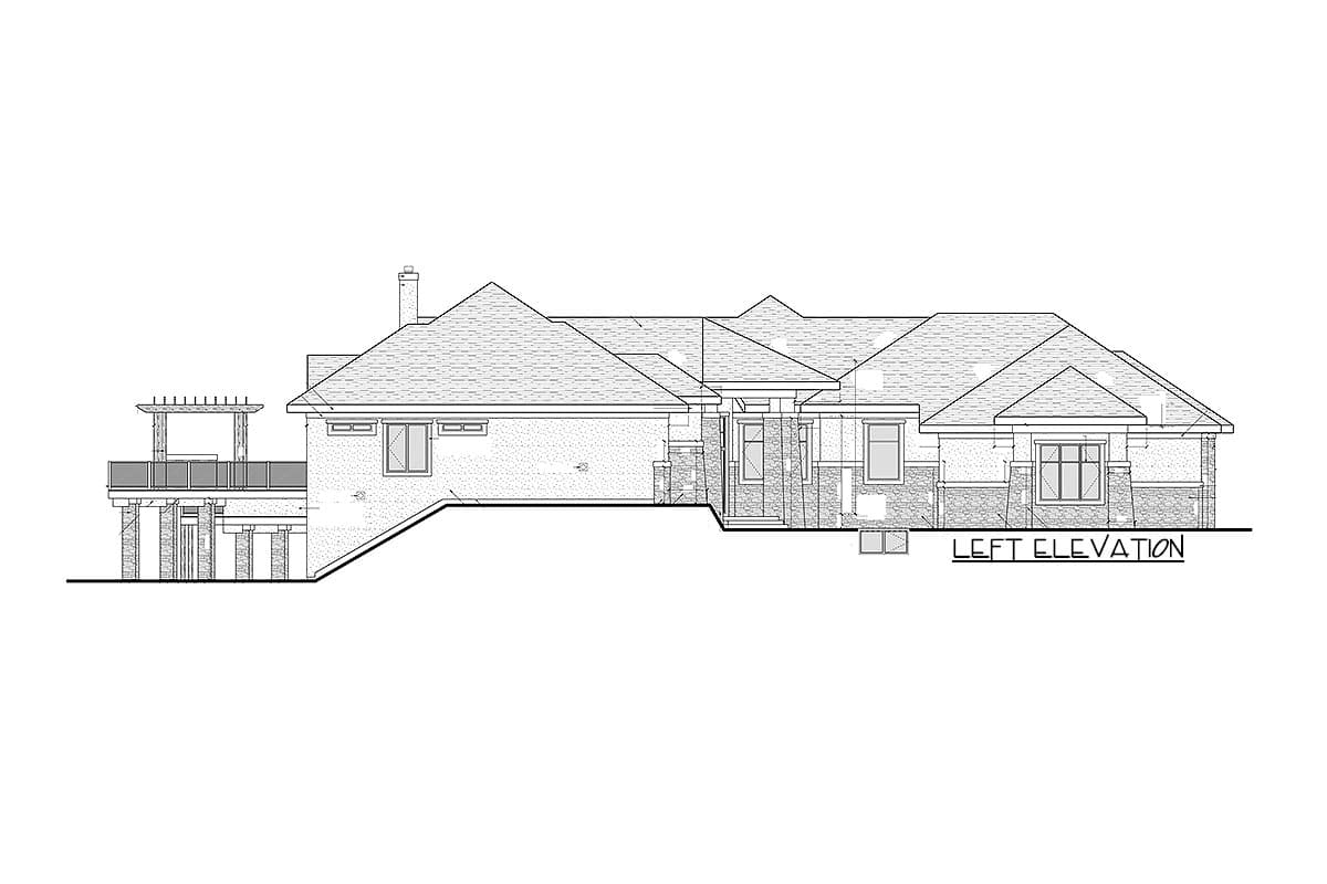 Plan 81682AB: Stunning Mountain House Plan with Walls of Glass - 4052 Sq Ft - Image #7 - Contemporary, Mountain, Northwest, Prairie