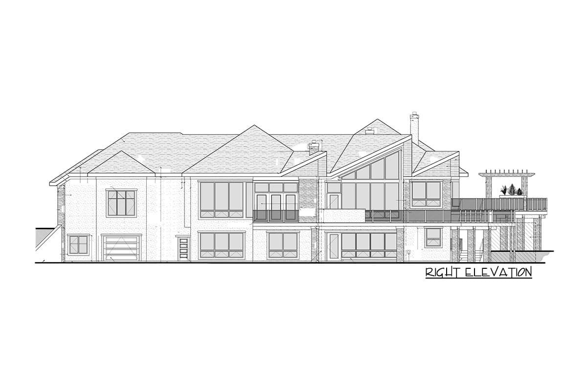 Plan 81682AB: Stunning Mountain House Plan with Walls of Glass - 4052 Sq Ft - Image #9 - Contemporary, Mountain, Northwest, Prairie