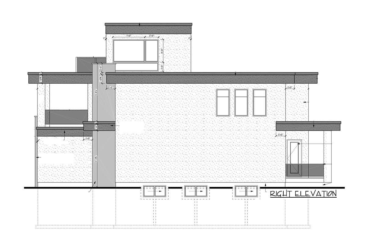 Plan 81683AB: Modern House Plan with Roof Top Deck - Image #32 - Contemporary, Modern, Northwest