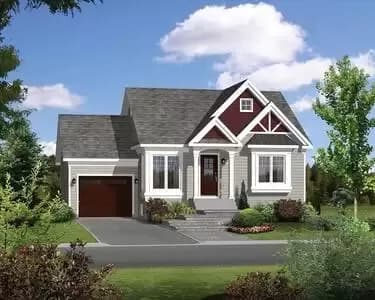Mini Craftsman House Plan