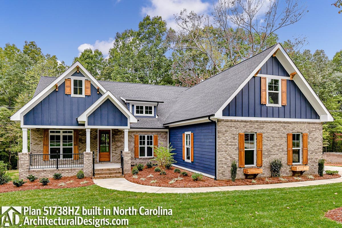 build gallery item - House Plan 51738HZ comes to life in Texas