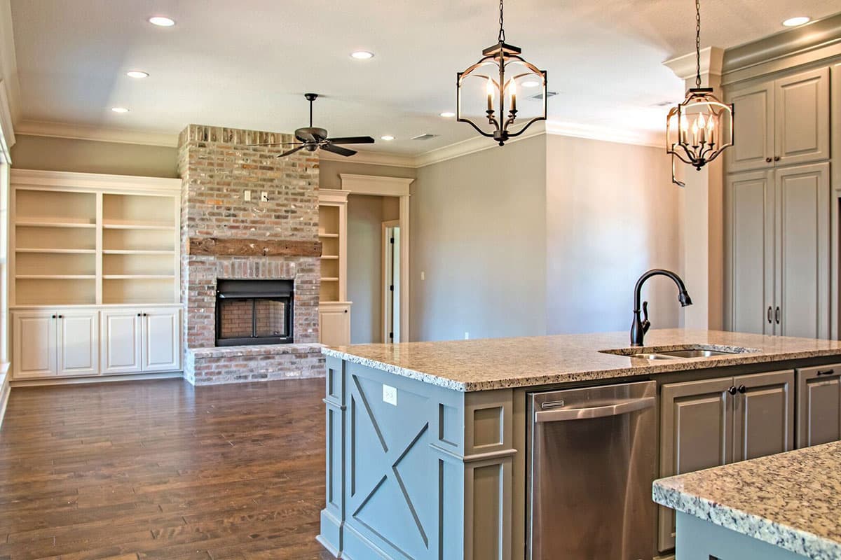 Plan 51740HZ: French Country House Plan with Bonus Space - 2399 Sq Ft - Image #4 - Acadian, European, French Country, Louisiana-Style, Ranch