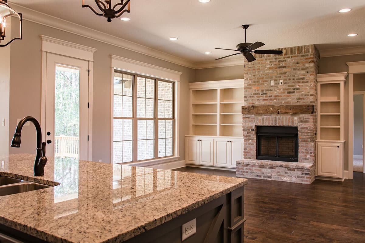 Plan 51740HZ: French Country House Plan with Bonus Space - 2399 Sq Ft - Image #5 - Acadian, European, French Country, Louisiana-Style, Ranch