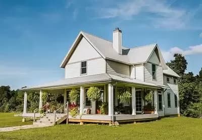 Exclusive 3 Bed Farmhouse Plan with Wrap-around Porch