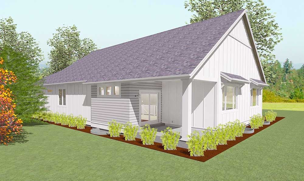 Plan 64435SC: Modern Farmhouse Plan with Optional Finished Lower Level - Image #7 - Country, Farmhouse, Modern Farmhouse