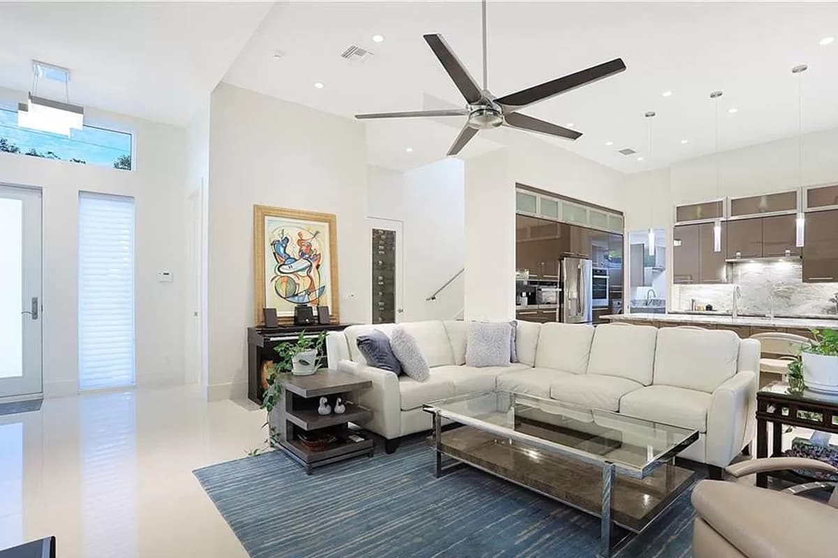 Plan 31846DN: Modern House Plan with Upstairs Lounge and Balcony - 2583 Sq Ft - Image #4 - Contemporary, Mid Century Modern, Modern