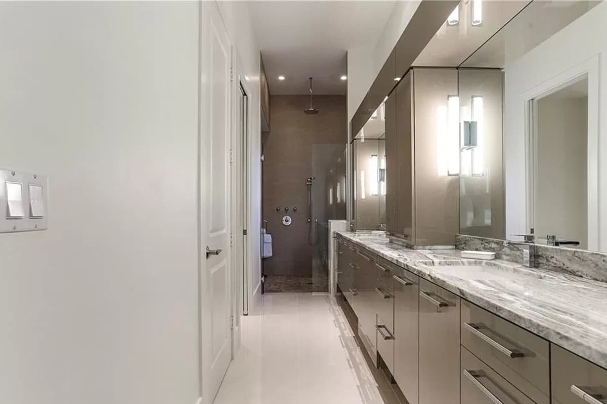 Plan 31846DN: Modern House Plan with Upstairs Lounge and Balcony - 2583 Sq Ft - Image #11 - Contemporary, Mid Century Modern, Modern