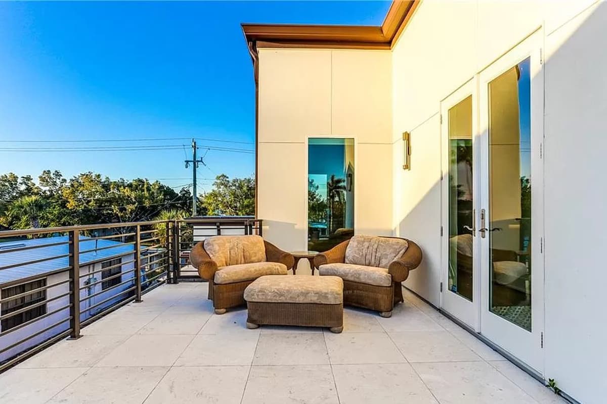 Plan 31846DN: Modern House Plan with Upstairs Lounge and Balcony - 2583 Sq Ft - Image #23 - Contemporary, Mid Century Modern, Modern