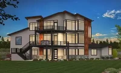 Exciting Exclusive 6 Bed Modern House Plan