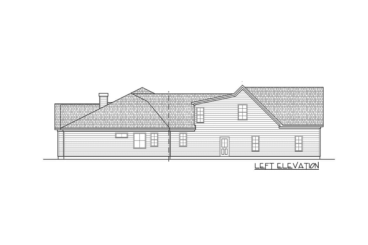 Plan 36075DK: Craftsman House Plan with 3 Car Angled Garage - Image #32 - Craftsman, Mountain, Rustic