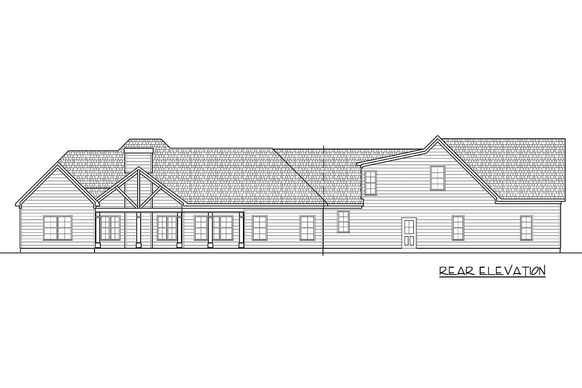 Plan 36075DK: Craftsman House Plan with 3 Car Angled Garage - Image #34 - Craftsman, Mountain, Rustic