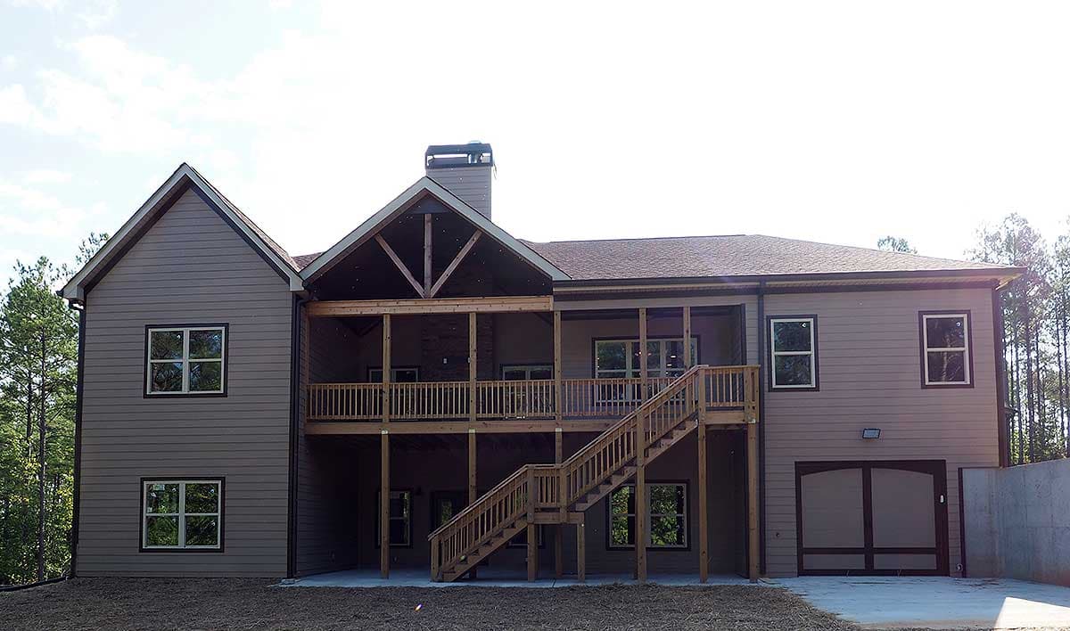 Plan 36075DK: Craftsman House Plan with 3 Car Angled Garage - Image #8 - Craftsman, Mountain, Rustic
