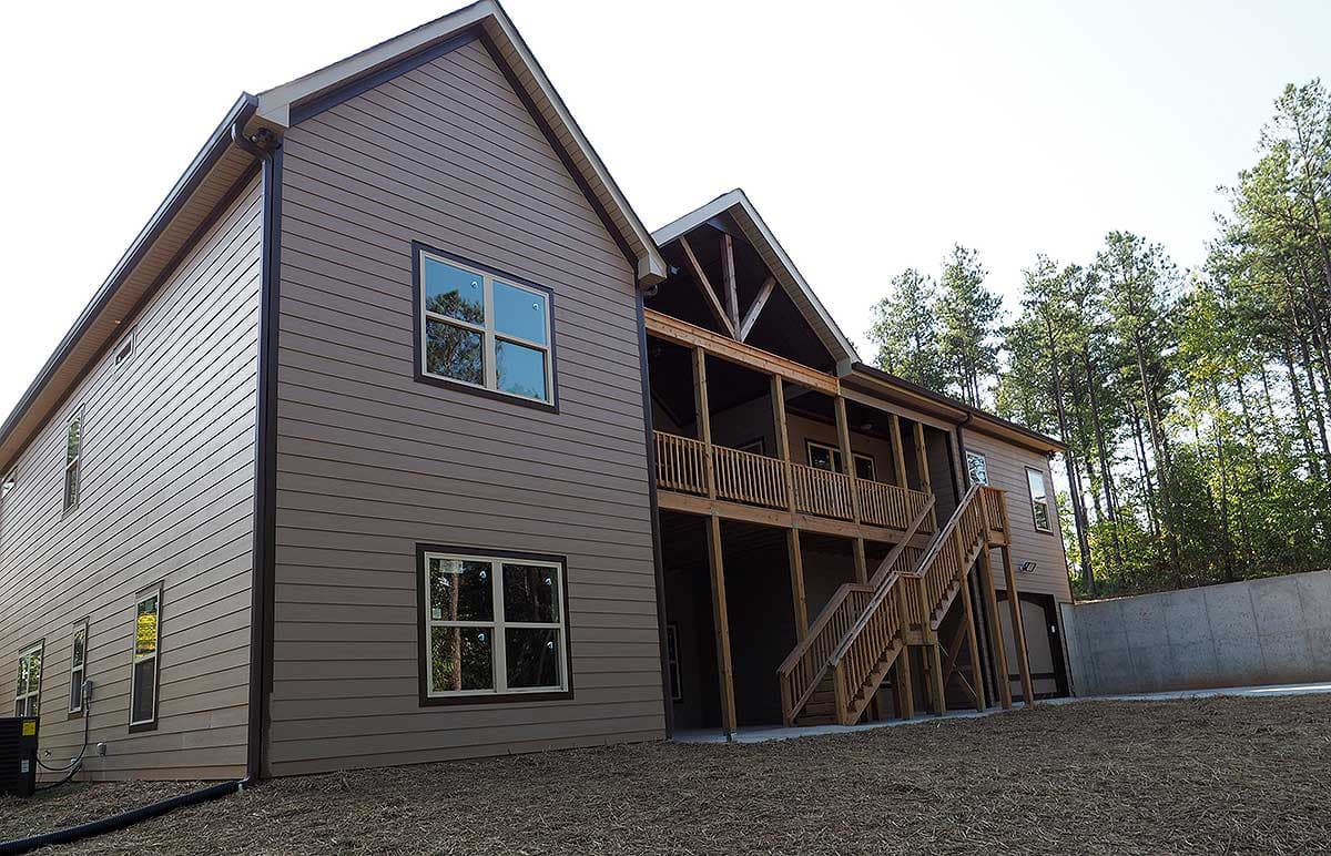 Plan 36075DK: Craftsman House Plan with 3 Car Angled Garage - Image #9 - Craftsman, Mountain, Rustic