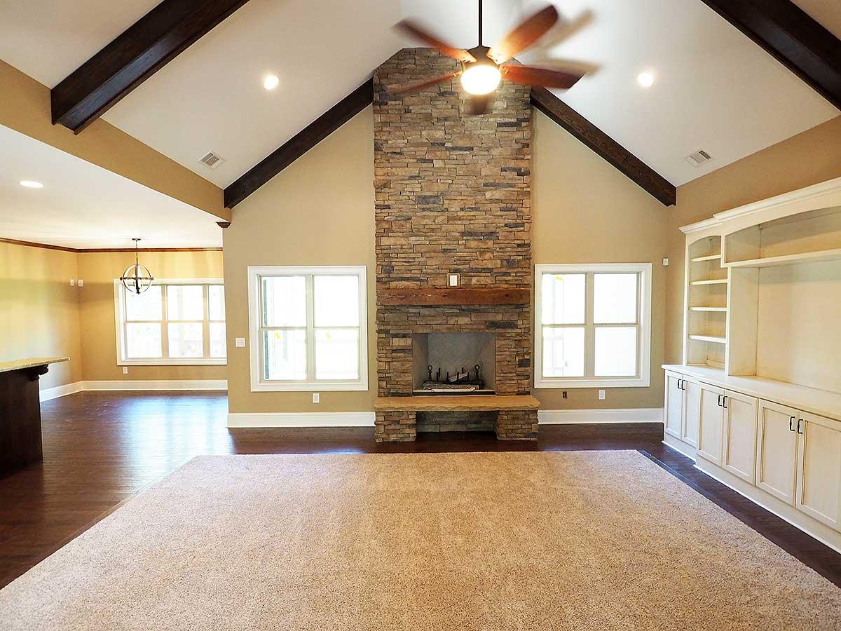 Plan 36075DK: Craftsman House Plan with 3 Car Angled Garage - Image #10 - Craftsman, Mountain, Rustic