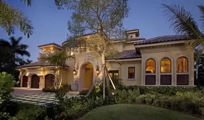 Luxury 5 Bed 7 Bath Mediterranean Style House Plan - 5474 Sq Ft