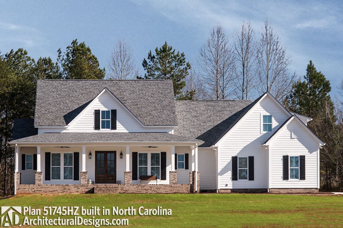 build gallery item - House Plan 51745HZ comes to life in North Carolina again