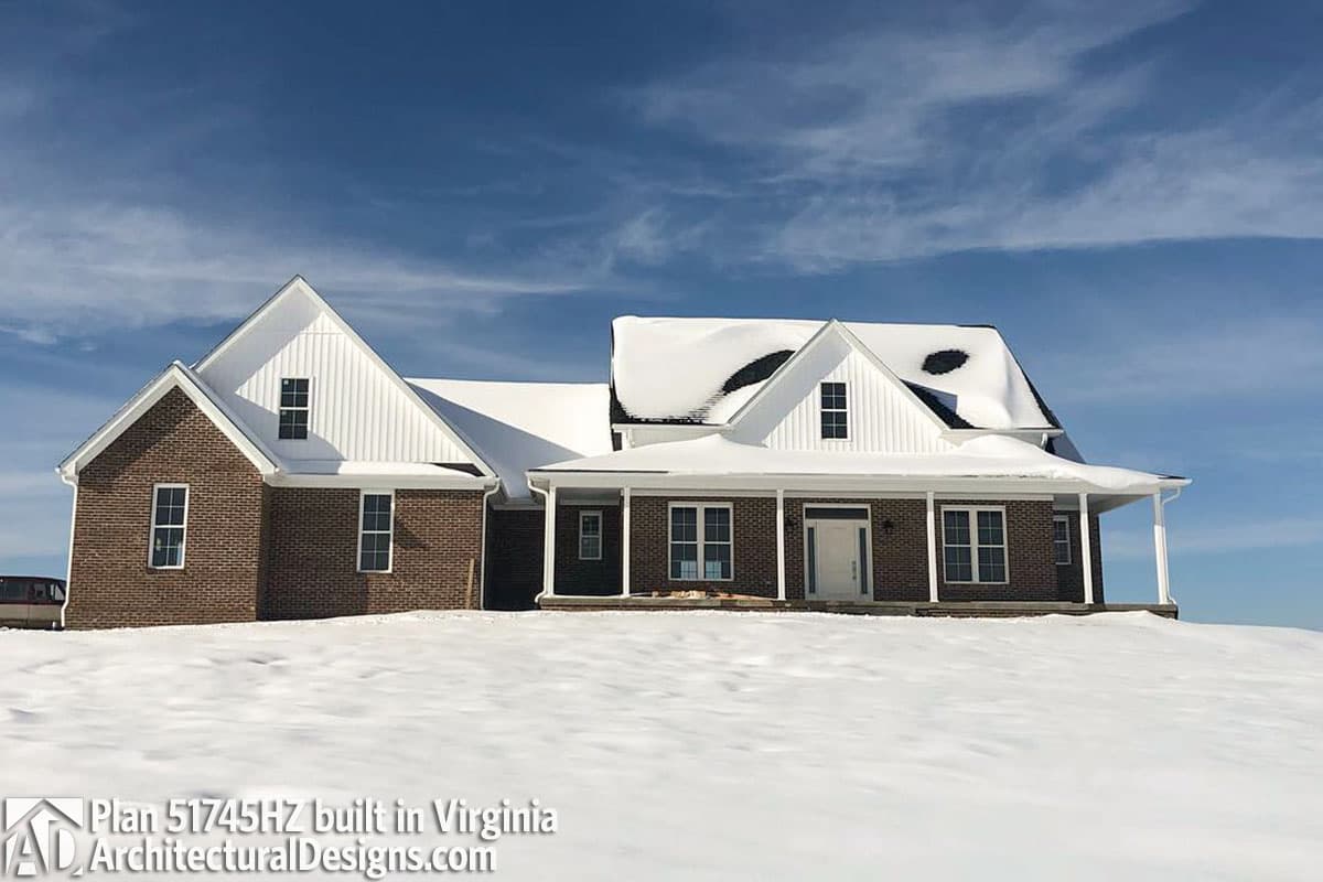 Plan 51745HZ: Country House Plan with Flex Space and Bonus Room - 2469 Sq Ft - Image #15 - Country, Farmhouse, Traditional