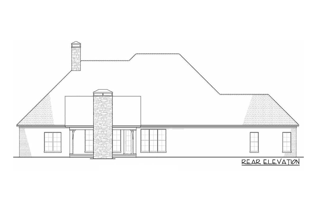 Plan 70530MK: 4 Bed Southern Craftsman with Side-Load Garage - 2676 Sq Ft - Image #15 - Craftsman, Rustic, Southern
