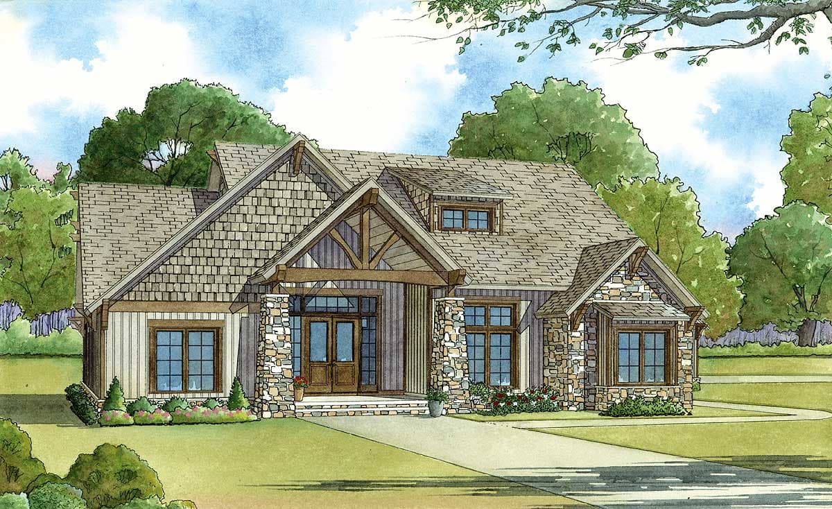 Plan 70532MK: Five Bedroom Rustic  House Plan - Image #23 - Craftsman, Mountain, Rustic, Vacation
