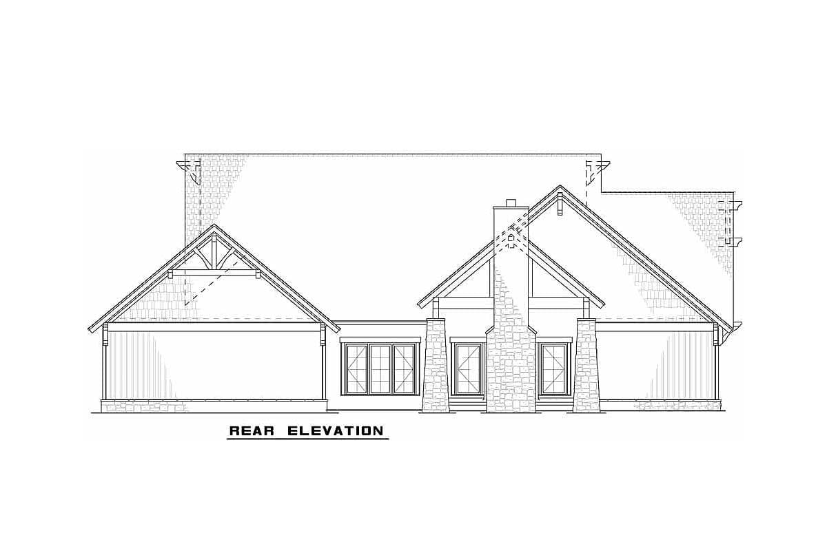 Plan 70532MK: Five Bedroom Rustic  House Plan - Image #24 - Craftsman, Mountain, Rustic, Vacation