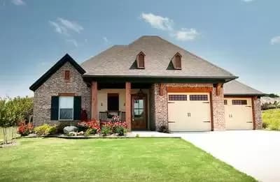 Acadian House Plan with Unique Garage Layout