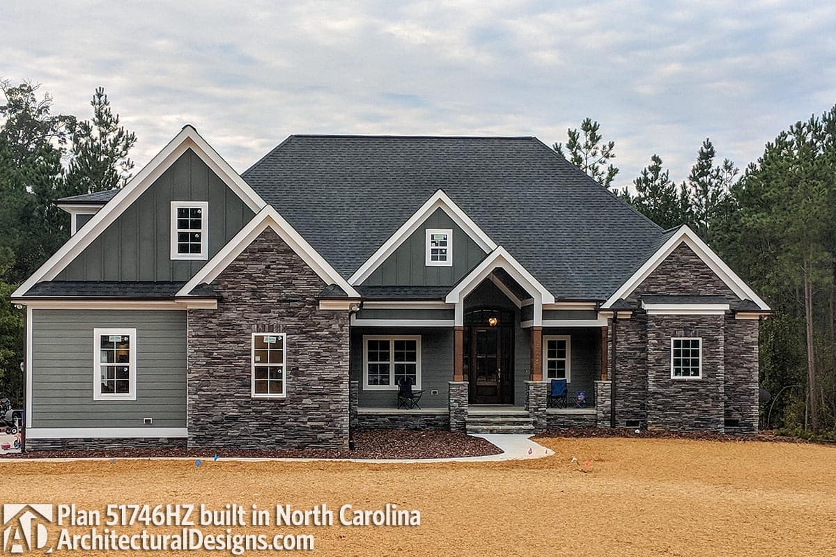 build gallery item - House Plan 51746HZ comes to life in North Carolina