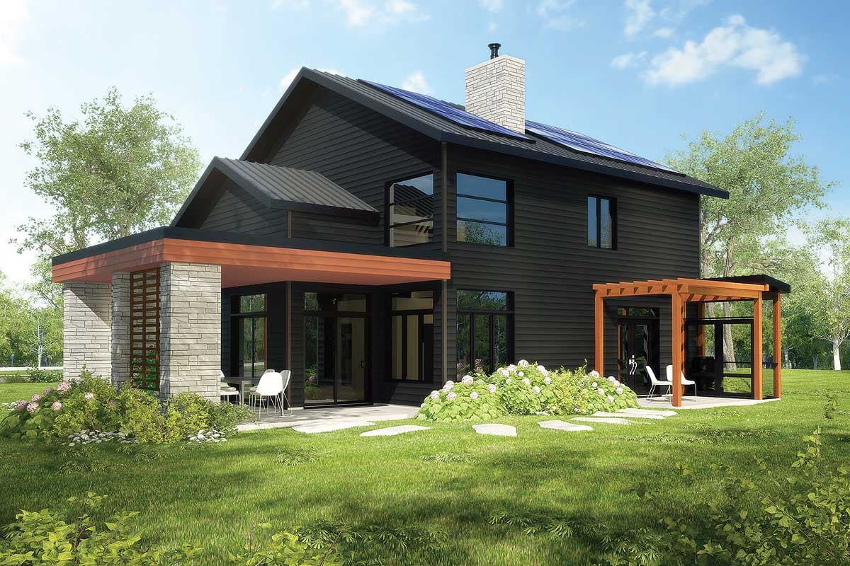 Plan 22459DR: Open Layout Northwest House Plan - Image #21 - New American, Northwest