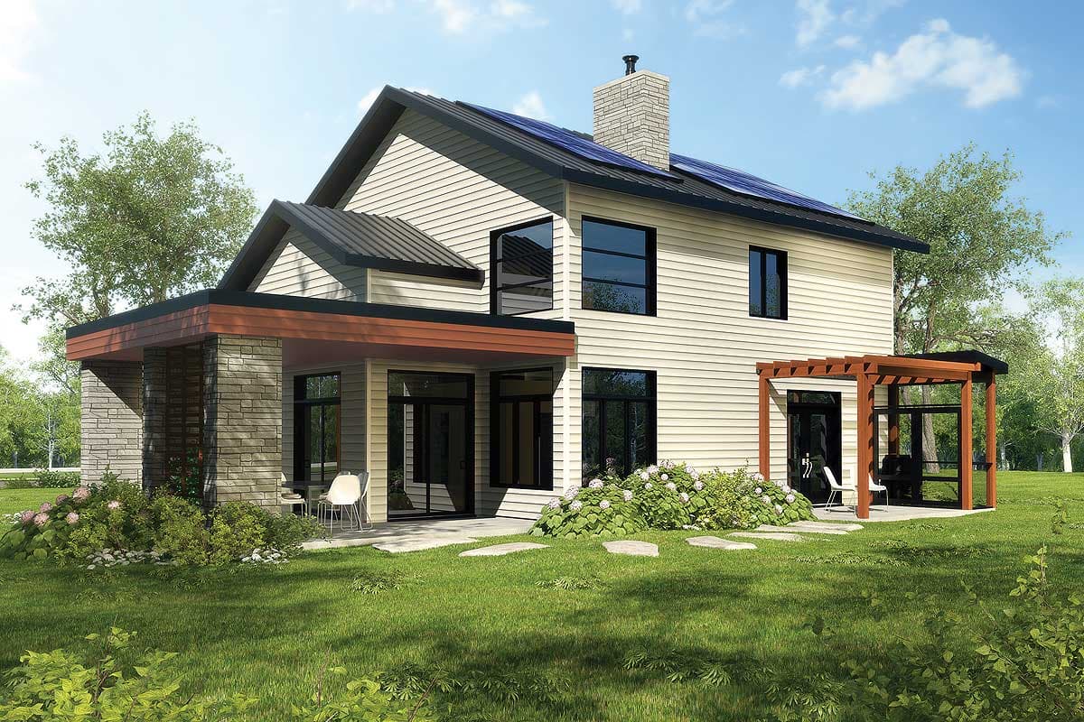 Plan 22459DR: Open Layout Northwest House Plan - Image #19 - New American, Northwest