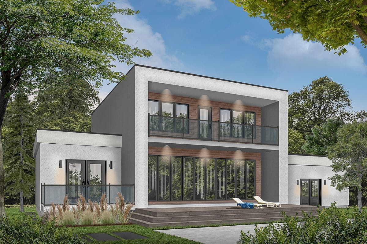 Plan 22462DR: Modern House Plan with Great Visual Appeal - Image #17 - Contemporary, Modern, Northwest