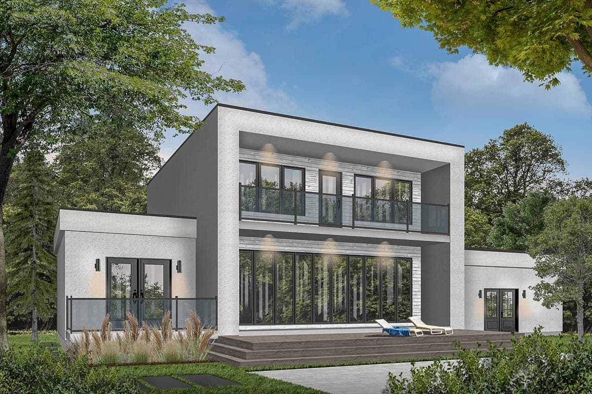 Plan 22462DR: Modern House Plan with Great Visual Appeal - Image #18 - Contemporary, Modern, Northwest