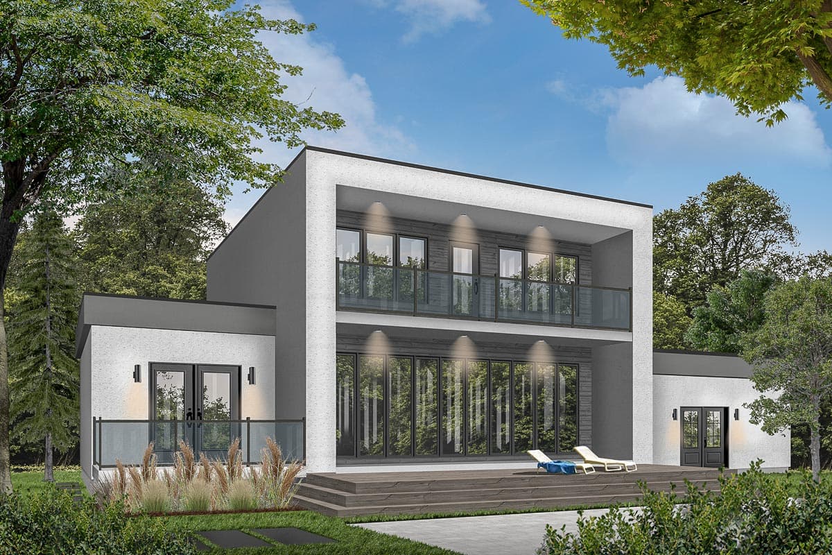 Plan 22462DR: Modern House Plan with Great Visual Appeal - Image #19 - Contemporary, Modern, Northwest