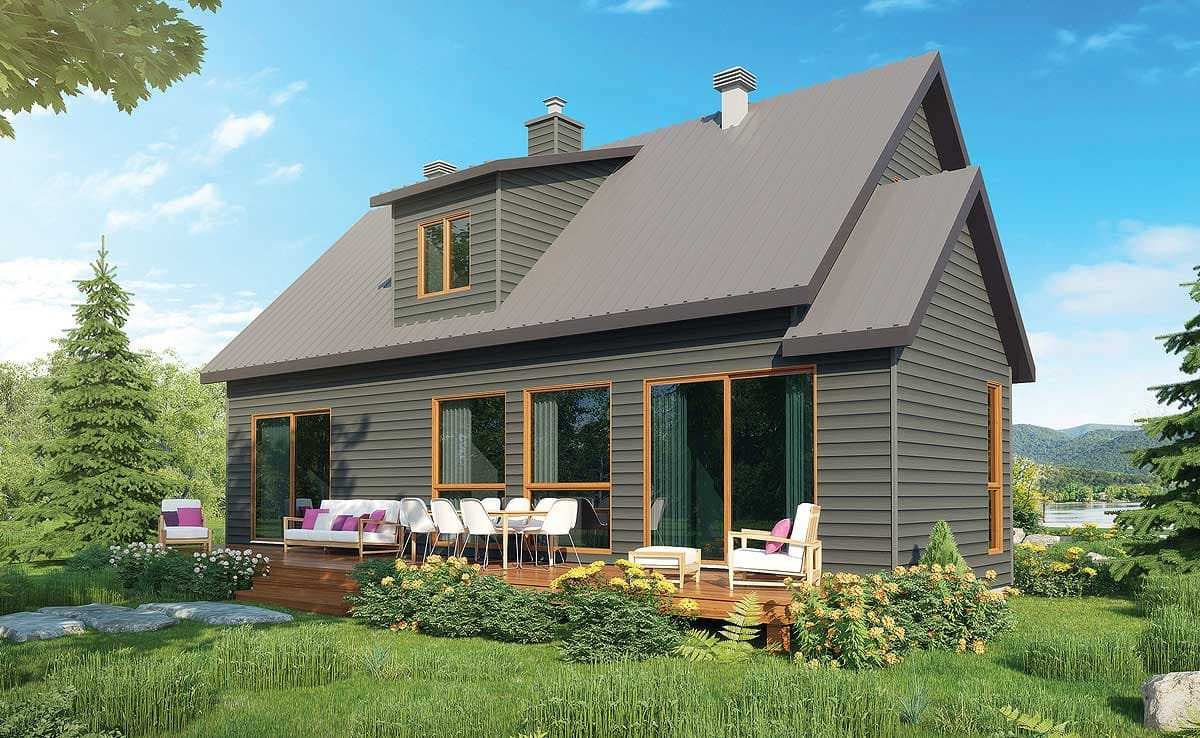 Plan 22465DR: Versatile Cottage House Plan - Image #4 - Cottage, Northwest